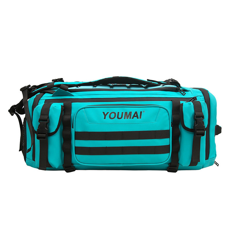 Extra-Large 45L Travel Backpack with Shoe Compartment - Water-Resistant Sports Duffel for Basketball, Fitness, and Weekend Business Trips