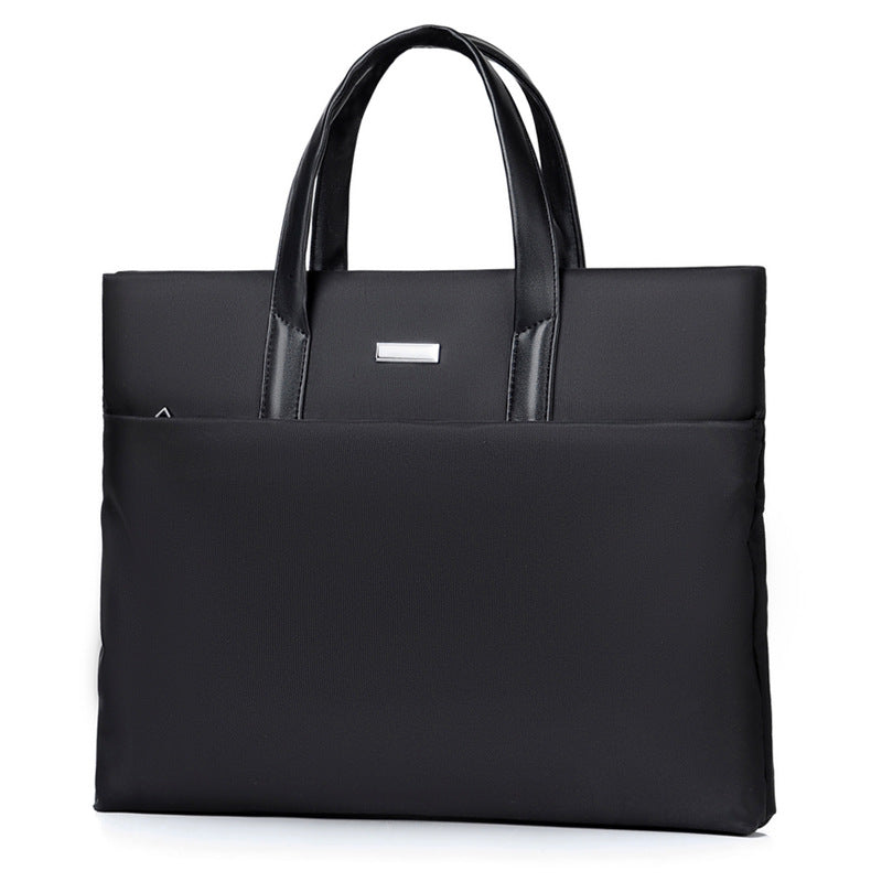 Professional 3-in-1 Oxford Business Briefcase — Multi-Functional Men's Conference Handbag — Waterproof Shoulder Crossbody Backpack for Travel & Office