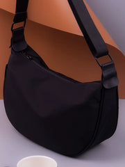 Large Capacity Oxford Cloth "Dumpling" Crossbody Bag - Minimalist Casual Shoulder Sling for Men & Boys