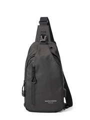 Waterproof Tactical Sling Bag for Men Durable Crossbody Chest Pack Slim Urban Shoulder Bag for Commuting Travel and Daily Use