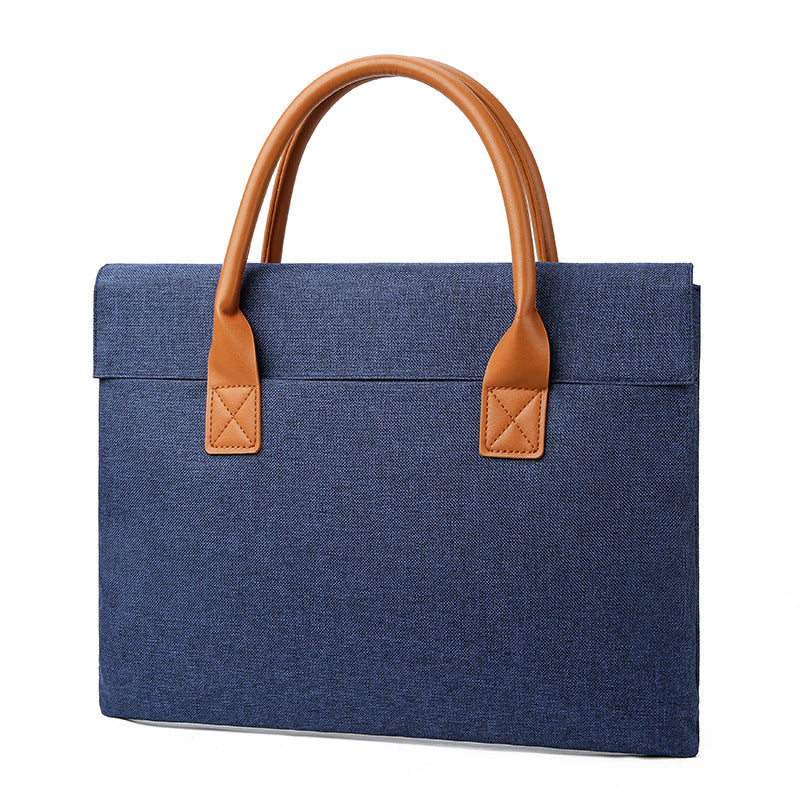 Cross-Border New Fashion Laptop Bag Business 15.6 Laptop Bag Light And Simple Men'S Briefcase