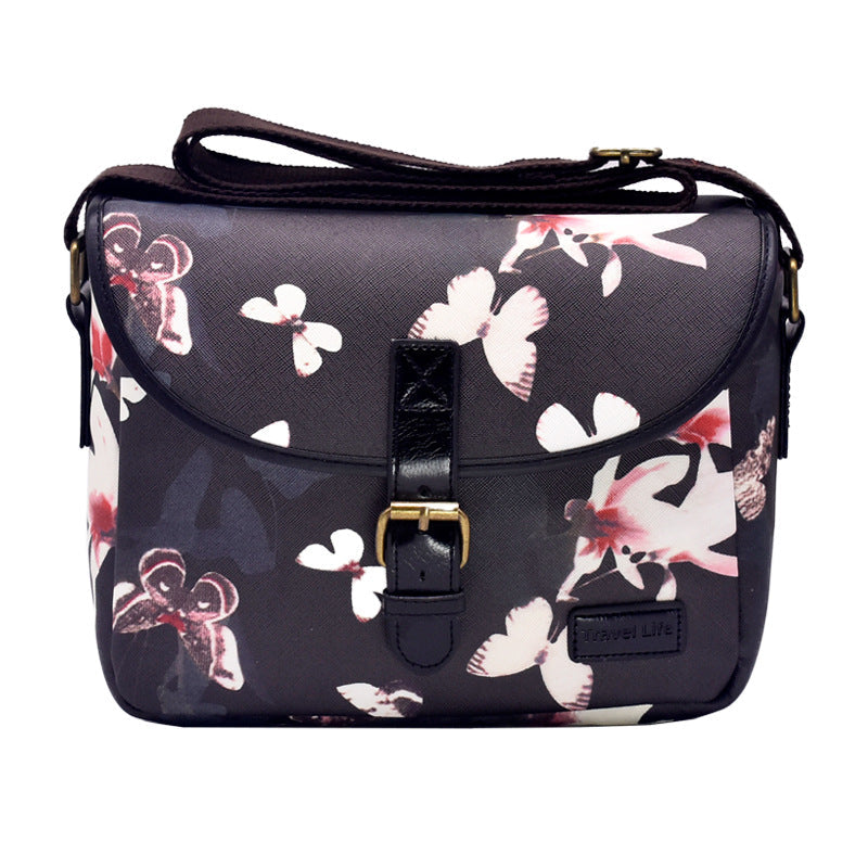 Campus Style Camera Messenger Bag — Compact Crossbody Photography Bag — Water-Resistant Padded Case for DSLR and Mirrorless Cameras