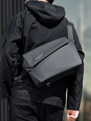 Water-Resistant Technical Messenger Bag - Large Capacity Urban Sling for Cycling, Commuting & Motorcycling
