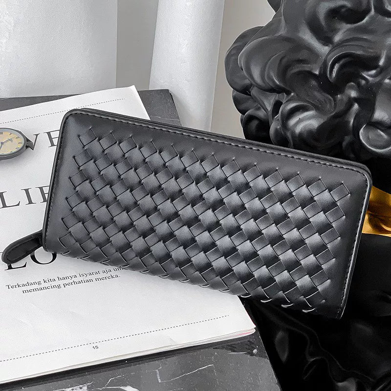 Plaid Long Wallet: Multi-Card Phone Bag & Large Capacity Clutch with Zippered Coin Purse