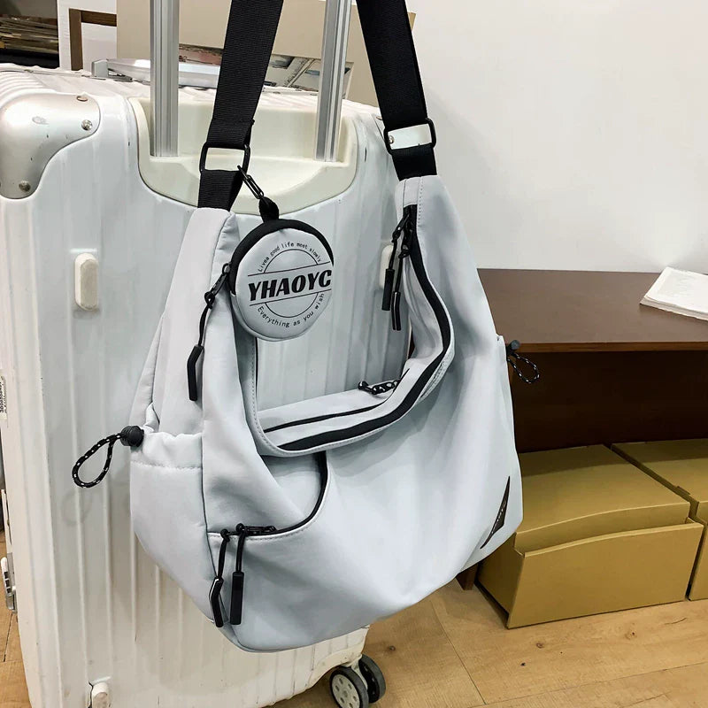 Crossbody Bag For Boys, Trendy Brand, Casual Commuting Shoulder Bag For Women, 2025 New Functional Cycling Messenger Bag, Men'S Backpack