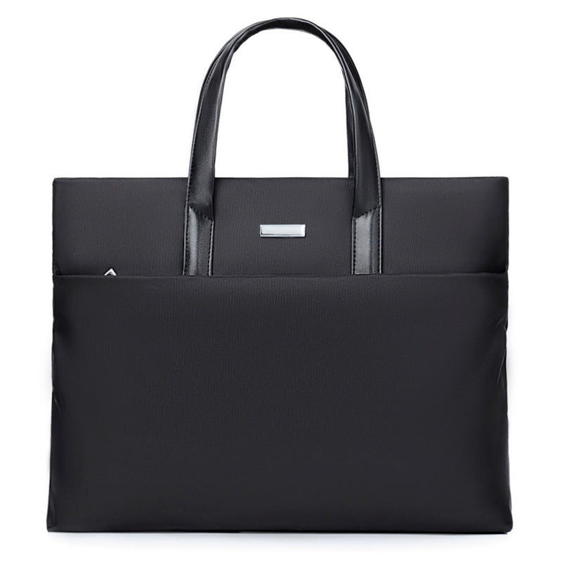 Professional 3-in-1 Oxford Business Briefcase — Multi-Functional Men's Conference Handbag — Waterproof Shoulder Crossbody Backpack for Travel & Office