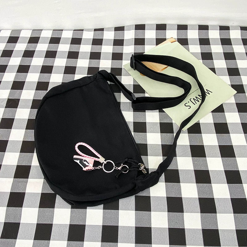 Durable Canvas Messenger Bag - Versatile Multi-Pocket Sling Bag for Students & Daily Commute