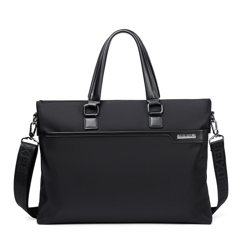 Professional Multi-Functional Business Briefcase — High-Density Oxford Cloth Handbag — Waterproof Shoulder & Crossbody Computer Bag for Conferences & Corporate Gifts