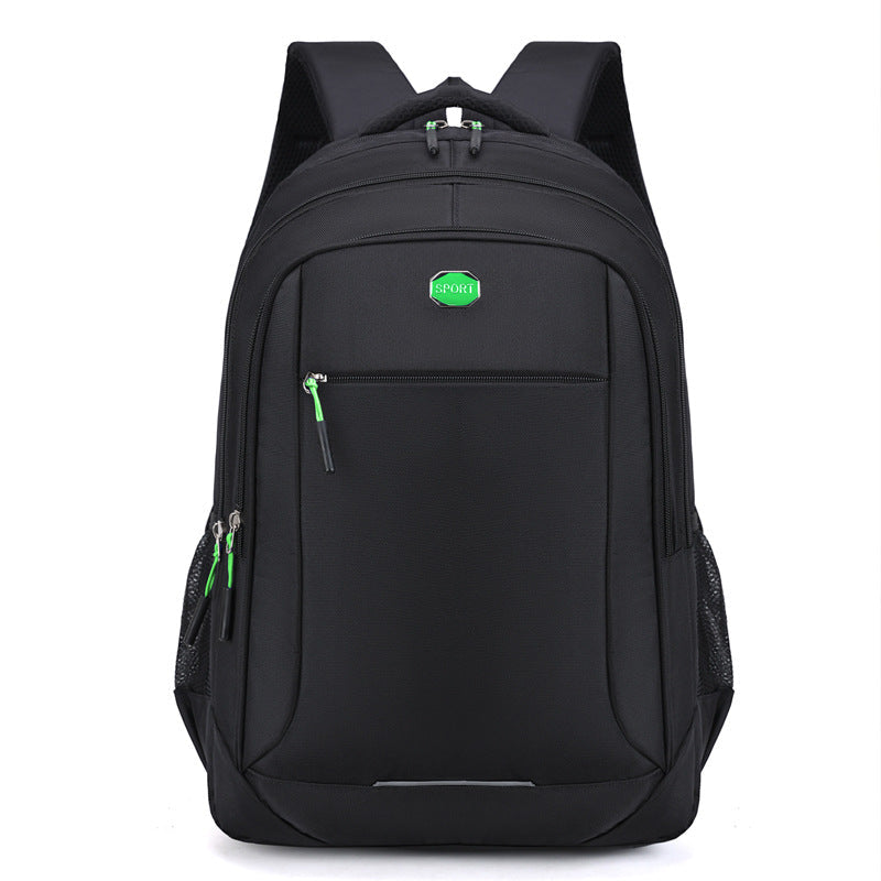 Premium Oxford Cloth Business Backpack - Large Capacity 15.6" Laptop Bag, Wear-Resistant Travel Daypack for College & High School Students