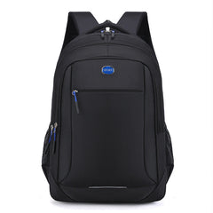 Premium Oxford Cloth Business Backpack - Large Capacity 15.6" Laptop Bag, Wear-Resistant Travel Daypack for College & High School Students