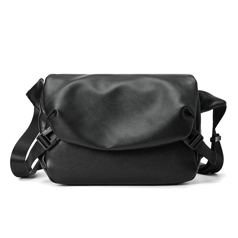 Waterproof Oxford Canvas Small Square Bag Japanese Streetwear Style Crossbody Shoulder Bag for Men and Women Minimalist Urban Commuter Sling