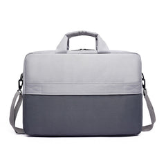 Professional Large-Capacity Laptop Briefcase | Water-Resistant Oxford Cloth Shoulder Bag | Multi-Pocket Business Messenger for 14" to 15.6" Notebooks
