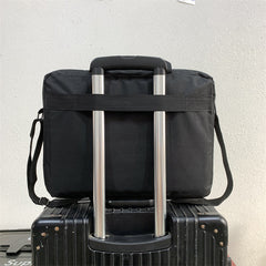 Professional Large Capacity Laptop Briefcase — Water-Resistant Business Casual Messenger Bag — Multi-Pocket Shoulder Bag for 15.6" Notebooks