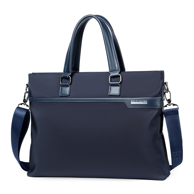 Professional Multi-Functional Business Briefcase — High-Density Oxford Cloth Handbag — Waterproof Shoulder & Crossbody Computer Bag for Conferences & Corporate Gifts