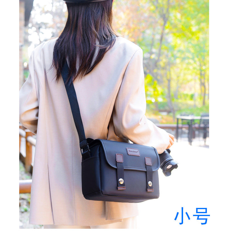 Professional Waterproof Camera Shoulder Bag — Multi-Functional SLR & Mirrorless Messenger Case — Universal Photography Bag for Sony, Canon, Nikon, Fuji — Unisex Design