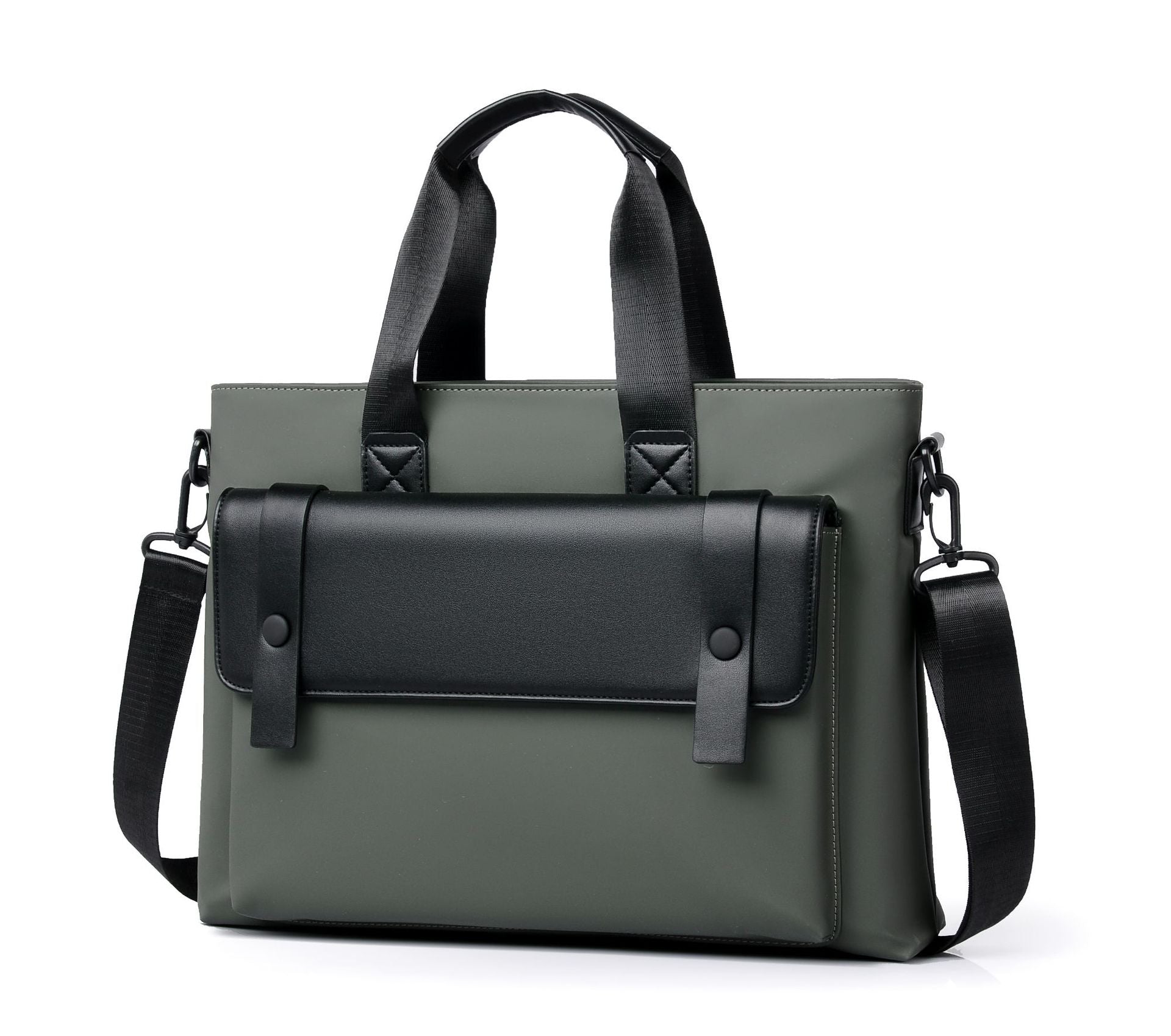 Lightweight Business Briefcase for Men | Water-Resistant Oxford Shoulder Bag | Large Capacity Laptop Messenger Bag for Professional Commuting