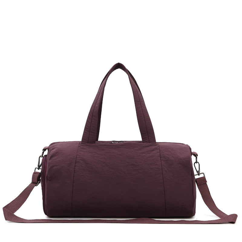 Water-Resistant Large Duffel Bag - Spacious Travel Tote with Shoe Compartment for Gym, Yoga, and Weekend Getaways