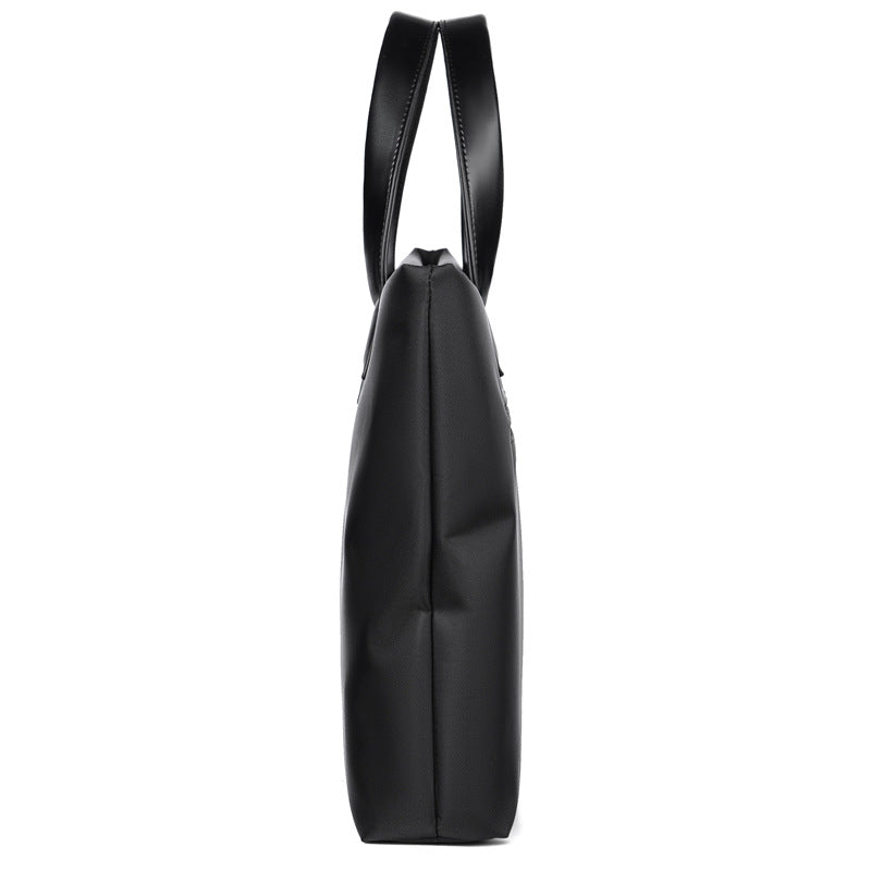 Premium Men's Business Briefcase — Large-Capacity Portable Document Bag — Professional Printed Computer Bag for Business & Executive Travel