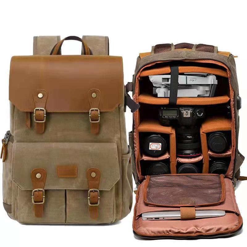 Professional High-Capacity Camera & Drone Backpack — Waterproof Anti-Theft Photography Bag for SLR/Mirrorless Systems and Laptops