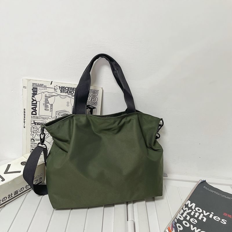 Water-Resistant Nylon Messenger Bag - 15.6-inch Laptop Shoulder Bag for Gym, Business, and Short Travel