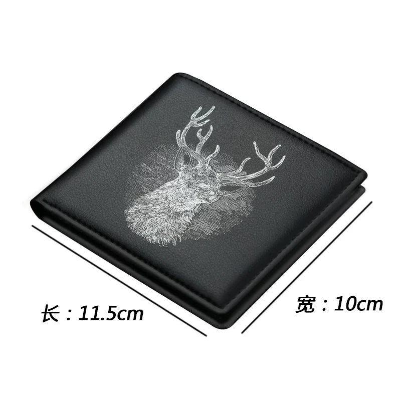 Minimalist Student Bifold: Trendy Korean-Style Slim Wallet for Young Men (Available in Horizontal & Vertical Styles)