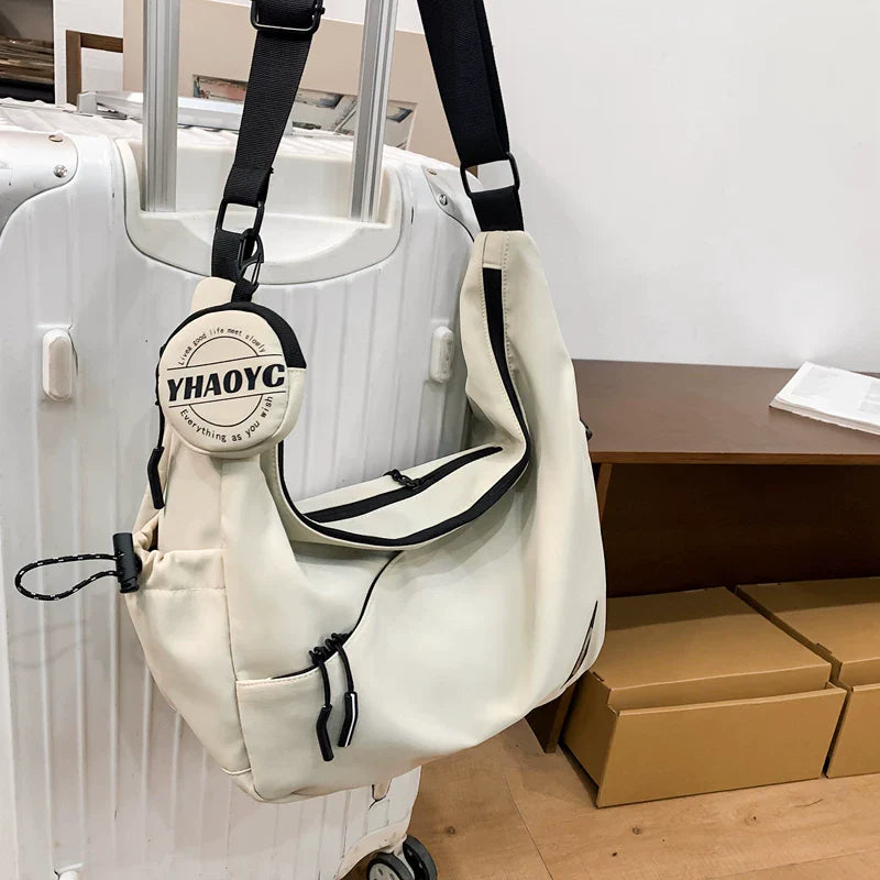 Crossbody Bag For Boys, Trendy Brand, Casual Commuting Shoulder Bag For Women, 2025 New Functional Cycling Messenger Bag, Men'S Backpack