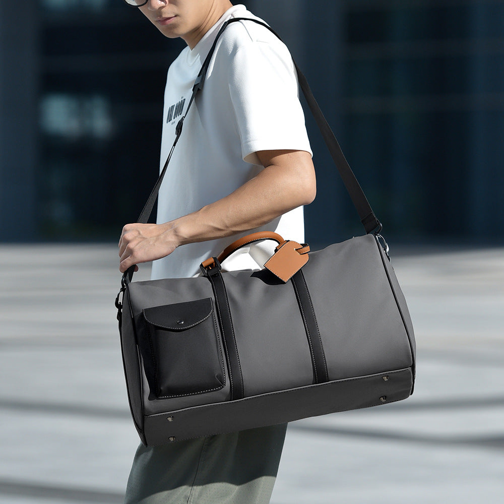New Travel Bag Large Capacity Fitness Bag Business Men'S Bag Trendy Fashion Shoulder Bag Sports Crossbody Storage Wholesale