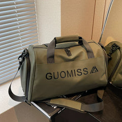 Waterproof Travel Duffel Bag with Shoe Compartment and Wet/Dry Separation Large Capacity Weekender Bag and Gym Pack for Men and Women