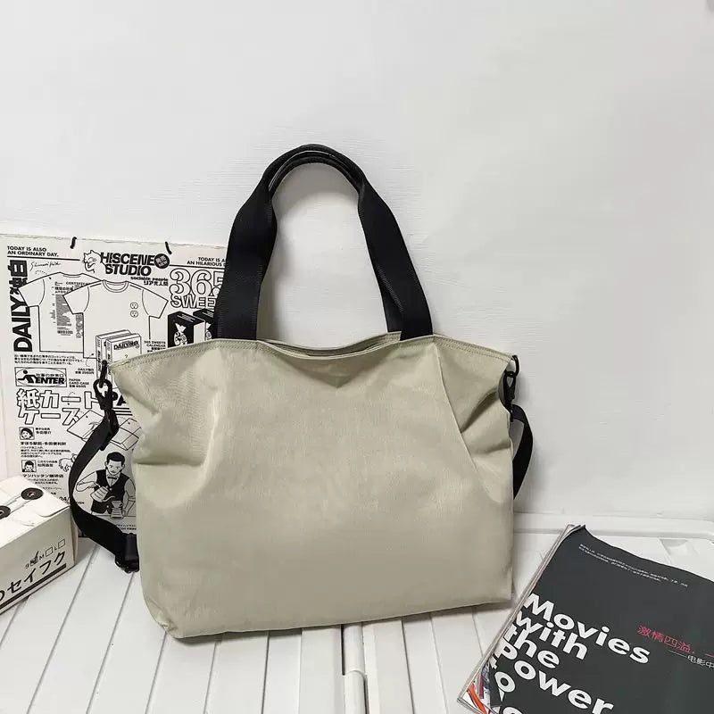 Water-Resistant Nylon Messenger Bag - Multi-Pocket Commuter Sling for Work, Fitness & Daily Travel