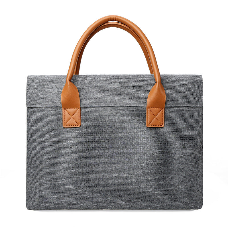 Cross-Border New Fashion Laptop Bag Business 15.6 Laptop Bag Light And Simple Men'S Briefcase