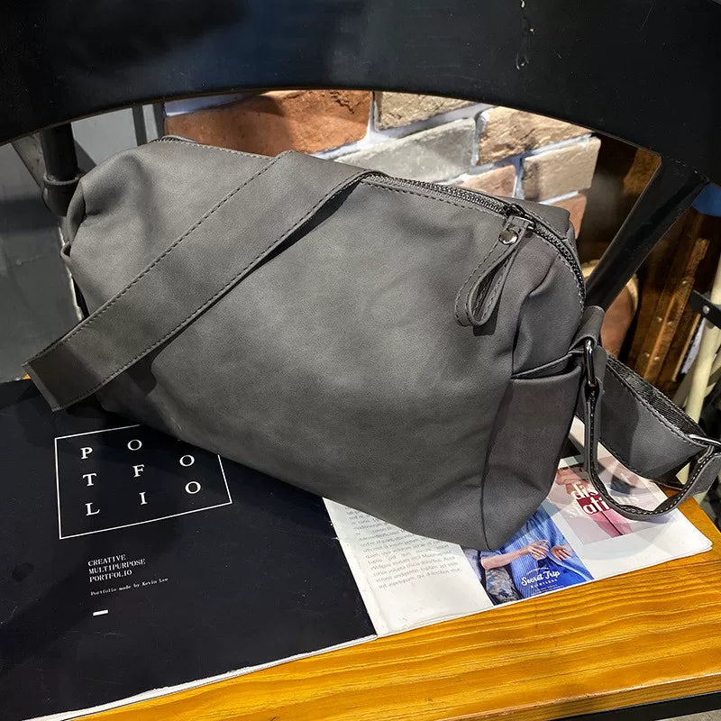 Large Capacity Canvas Messenger Bag - Urban Streetwear Sling for Students & Daily Commute