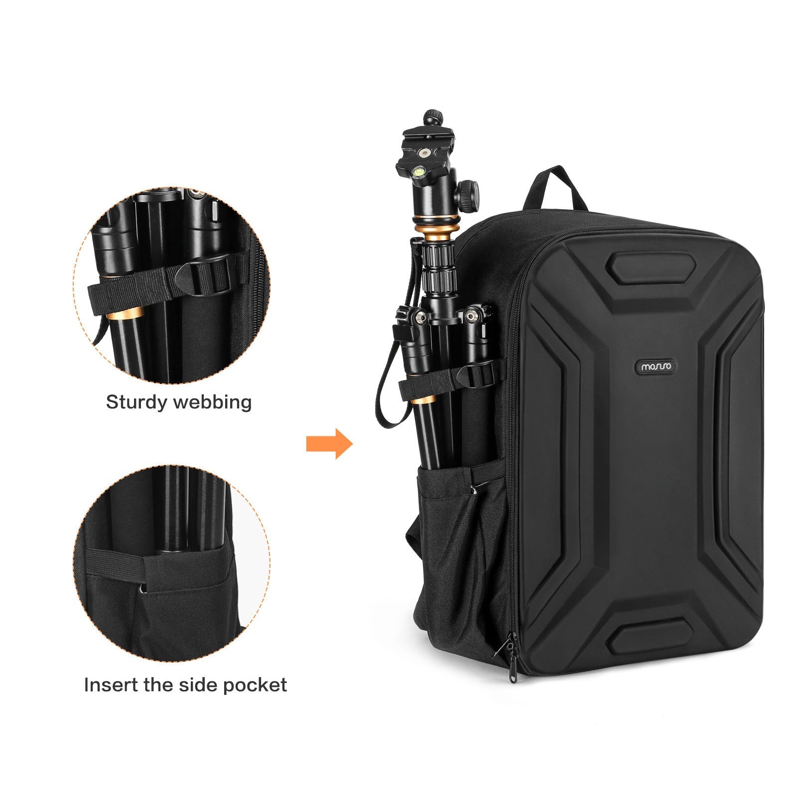Professional Large Capacity Camera Backpack — Multi-Functional Drone and Laptop Bag — Water-Resistant Integrated Photography Pack for Outdoor Travel