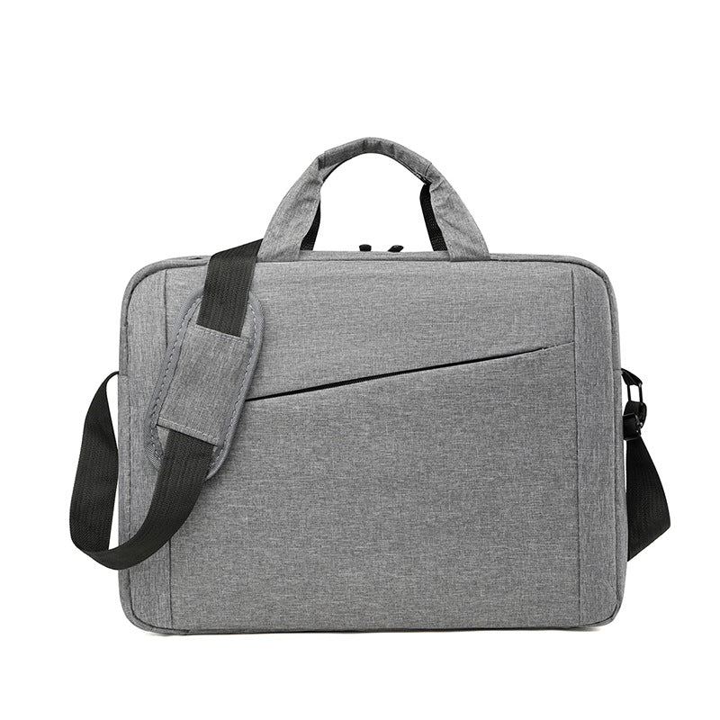 Universal Slim Business Laptop Bag — Professional Shoulder Briefcase for 13.3", 14", and 15.6" Notebooks — Lightweight Unisex Commuter Bag for Men & Women