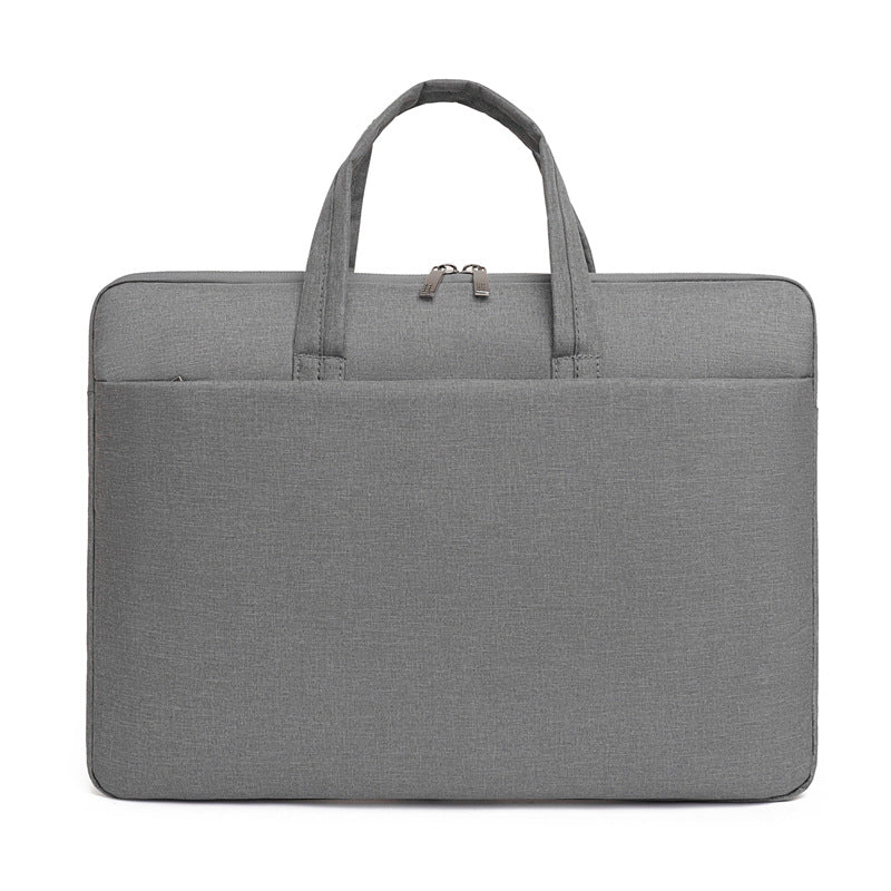 Minimalist Oxford Cloth Business Briefcase — Sleek 15.6" Laptop Handbag — Professional Men's Document Bag & Commuter Computer Case