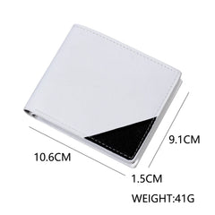 Men’s Retro Bifold Wallet - Slim Multi-Card Slot Business Billfold - Genuine Leather Texture Casual Purse for Professionals & Students
