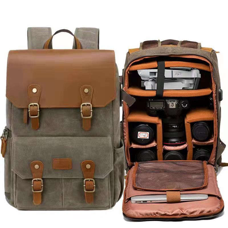 Professional High-Capacity Camera & Drone Backpack — Waterproof Anti-Theft Photography Bag for SLR/Mirrorless Systems and Laptops
