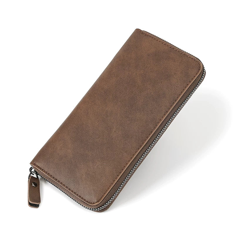 Plaid Long Wallet: Multi-Card Phone Bag & Large Capacity Clutch with Zippered Coin Purse