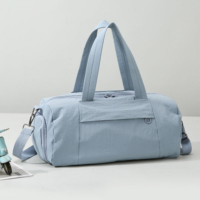 Water-Resistant Large Duffel Bag - Spacious Travel Tote with Shoe Compartment for Gym, Yoga, and Weekend Getaways